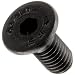 Black Oxide 12.9 Alloy Steel Flat Head Socket Cap Screw, Hex Socket Drive, M3-0.50, 8 mm Length (Pack of 100)