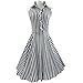 Heroecol® 50s 60s Hepburn Style Vintage Retro Swing Dresses