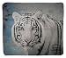White Tiger Throw
