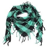 Oramics Edles Damentuch Pali Grün Schwarz Tuch Damen Schal Unisex PLO Luxus Damenschal / Herrenschal NEU