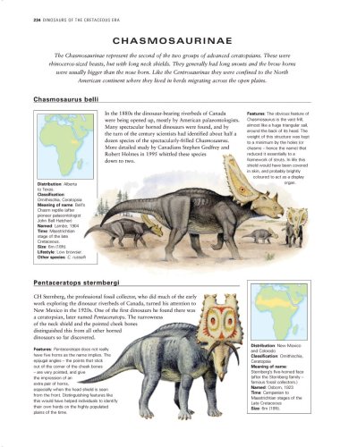 Cover image : The Illustrated Encyclopedia of Dinosaurs