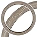 BDK BPA Free ODORLESS Leather Steering Wheel Cover Beige - Fit All Standard Size, Non-Toxic