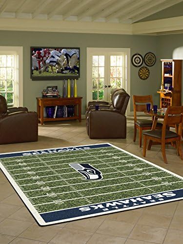 Milliken NFL Team Home Field Seattle Seahawks 3'10" x 5'4" Rectangle Rug