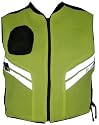 MOTORCYCLE SCOOTER Green Reflective Visibility Vest