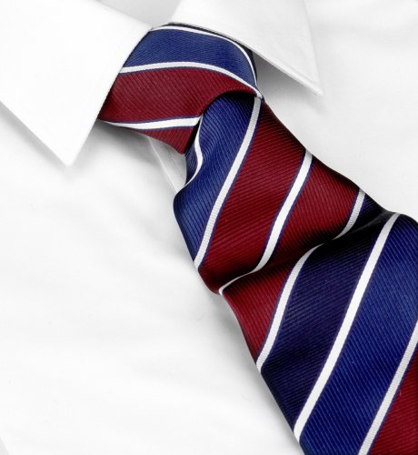 Woven Silk Thick Striped Tie