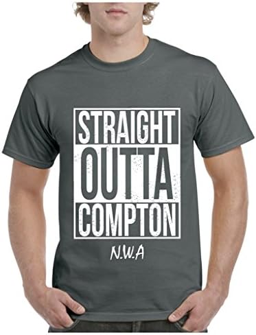 Artmazing A+ NWA Straight Outta Compton N.W.A. NWA Mens T-shirt Tee X-Large Grey
