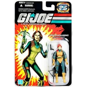 G.I. JOE Hasbro 25th Anniversary 3 3/4 Wave 4 Action Figure Scarlett 