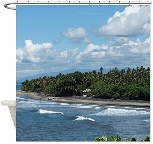 Shower Curtain Waterproof Polyester Fabric with Hooks for Home Decor (66x72inch) LOVELIFE Versace custom With Holes &amp;