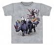 The Mountain Animal Parade Rhino Gorilla Panda Childs Tee T-shirt