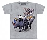 The Mountain Animal Parade Rhino Gorilla Panda Childs Tee T-shirt