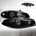 00 01 02 03 04 05 Mitsubishi Eclipse Projector Headlights - Black (pair) *** Free Shipping **