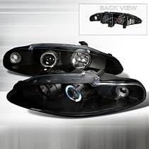 00 01 02 03 04 05 Mitsubishi Eclipse Projector Headlights - Black (pair) *** Free Shipping **