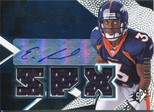 Eddie Royal Autographed/Signed 2008 SP Authentic Card