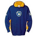 Milwaukee Brewers Cooperstown The V Hooded Fleece by Majestic Athletic