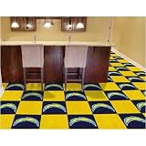 San Diego Chargers NFL Team Logo Carpet Tiles