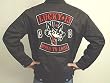 Lucky 13 Born to Lose Big Bad Wolf Tattoo Black Lined Chino Jacket