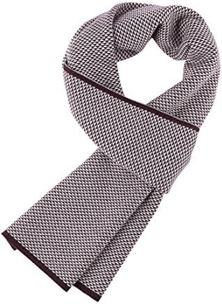 Veniroc Fashion Striped Men Scarf Winter Cashmere Coffee Scarves