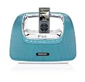 Memorex Minimove Mi3X Tragbares Stereo-Radio (UKW-Tuner, Dock) f&uuml;r Apple iPod blau