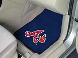 24 x 18 Atlanta Braves 2 Piece Car Mat