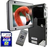 SVP HDDV-2600-Bk 12MP Max. Multi-Functional Camcorder with Rare 3.0 Inch Huge Flip LCD! (8GB High speed SD Card Included)