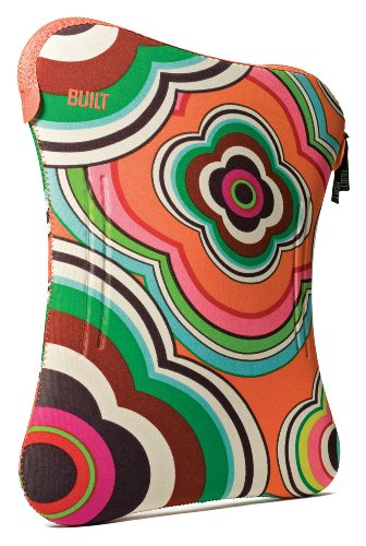 Built Laptop Sleeve, 16-Inch, French Bull Rainbow Flower