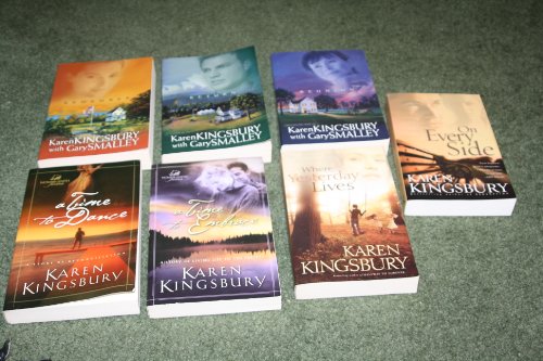 7 Karen Kingsbury Books, Remember, Return, Reunion, A Time To Embrace, A Time To Dance, On Every Side, Where Yesterday Lives