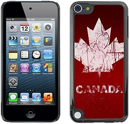 LASTONE PHONE CASE / Slim Protector Hard Shell Cover Case for Apple iPod Touch 5 / Canada Maple Leaf;