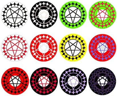 WONDER EYES Write Round Eyes Tokyo Ghoul Covenant Eyes Blood Round The Eye Covenant Eyes Sun Cosplay prop eye (A Pair)#27