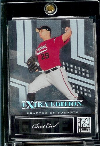 2007 Donruss Elite Extra Edition # 3 Brett Cecil - Toronto Blue Jays / (RC) Rookie Baseball Card / Trading Card