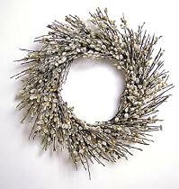 18" Pussy Willow Wreath