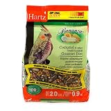 Hartz Bonanza Cockatiel & other Small Hookbill Gourmet Diet 2 Pound Supply