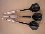 3 Stück Steeldart - Spitzenqualität aus dem Hause Karella. Steeldart mit Griffbarrel aus hochglanzverchromten Messing Gewicht 21 g Steel_01_schwarz