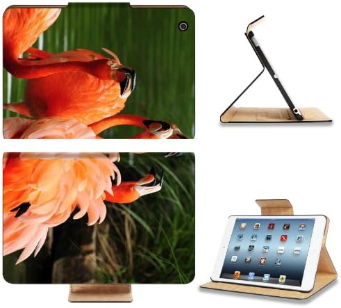 Flamingos Birds Water Beautiful Apple Ipad Mini Flip Case Stand Smart Magnetic Cover Open Ports Customized Made To Order Support Ready Premium Deluxe Pu Leather 8 Inch (205Mm) X 5 1/2 Inch (140Mm) X 11/16 Inch (17Mm) Liil Ipad Mini Professional Ipadmini Cases Ipad_Mini Accessories Graphic Background Covers Designed Model Folio Sleeve Hd Template Designed Wallpaper Photo Jacket Wifi 16Gb 32Gb 64Gb Luxury Protector