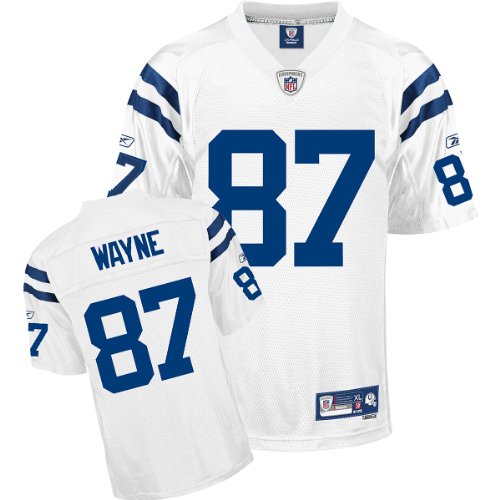 Reebok Indianapolis Colts Reggie Wayne Youth (8-20) Premier White Jersey Medium