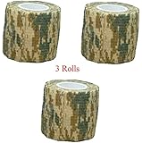 Protective Camouflage Camo Fabric Wrap (3 Rolls)