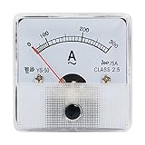 uxcell アンペアアナログ　電流パネルメータ　電流試験　プラスチック製　ハウジング　AC 300A