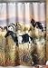 Band of Thunder Fabric Shower Curtain