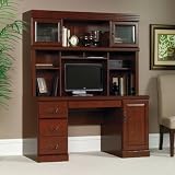 Heritage Hill Computer Credenza with Hutch