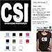 Search : CSI - CRIME SCENE INVESTIGATOR T-Shirt - 100% Baby Rib Jersey Combed Cotton WOMEN'S T-Shirt - Sweat Shop Free