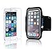 Sports Armband for iPhone 6 & Galaxy s5 from Flyron: For Running & Gym by Men & Women. Offers Strong & Soft Armbands that are Sweat Resistant & Fully Adjustable with Key Holder & Free iphone 6 Glass Screen Protector, Enjoy Your Workout Now!