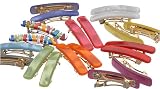 France Luxe Mini Rectangle Barrette Pairs - Nacro Brights