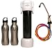 All Products : Zuvo ZPS121 Water Purator Charcoal with Chrome Faucet and 2 Stainless Steel Water Bottles