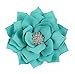 QandSweet Girls' Hair Clips with Jeweled Flower Ms Brooch for Toddler Girl Teens Womens (13 Pieces 3.5