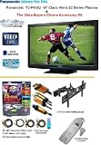 Brand New Panasonic TC-P46S2 46 1080p S2 Series Plasma HDTV With Buyers Choice Viera HD Accessory Kit Includes Professional Dual Arm Articulating Mount + (2) 6FT Hdmi 1.3B Cables, 6FT Audio Interconnect Cable Screen Cleaner + Surge Protector
