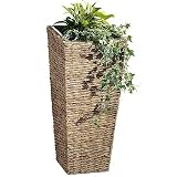 PFLANZSÄULE BLUMENKÜBEL WASSERHYAZINTHE ZINK 76CM