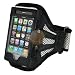 Deluxe Armband for Apple iPhone / iPod Touch, Black / Silver