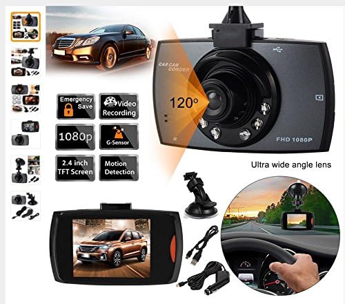 CBL Mini 1080P 2.4" HD TFT LCD Car Dash Camera Video DVR Cam Recorder Night Vision G-Sensor Black Dash Cam COMES WITH 32GB MICRO CARD