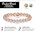 Bamoer Luxury White Gold Plated Bracelet for Women with Sparkling Clear Cubic Zirconia inlaid