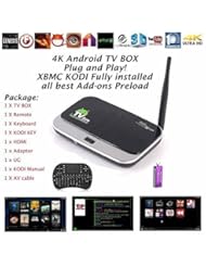 CE: Fully Unlocked Mini PC CS918S - XBMC KODI JARVIS 16.0 Addons Fully Loaded 2GB/16GB - 5.0MP Webcam Camera and built-in MIC - Quad Core 4k Google Android 4.4 Kitkat IPTV TV Box - Internet Streaming Media Player - Showbox Mobdro HD-Cinema Pre-installed - XBMC Kodi Manual - Kodi Key - Wireless Keyboard - KUKELE