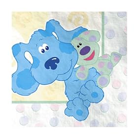 Blue's Clues Room Beverage Napkins - 16 Count by Ty's Toy Box